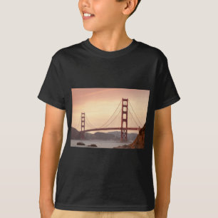 Camiseta Puente icónico Puerta Dorada San Francisco Califor