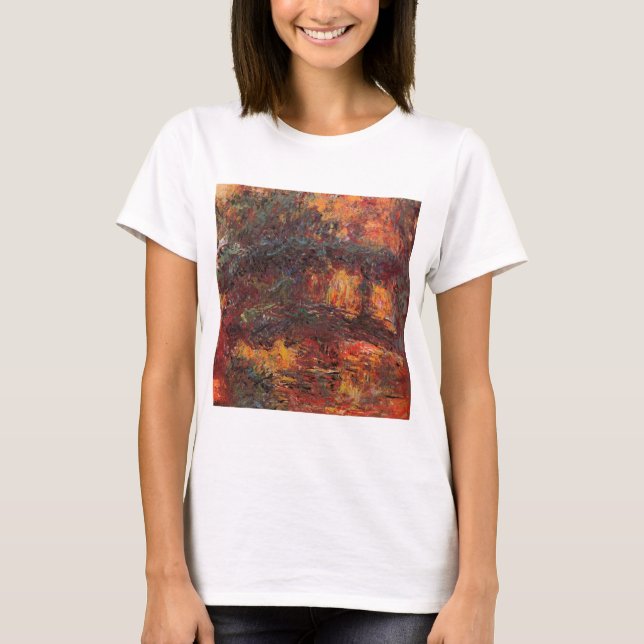 Camiseta Puente japonés - Claude Monet - c1920 (Anverso)