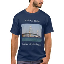Puente Mackinac Camisas de la Ciudad de Mackinaw C