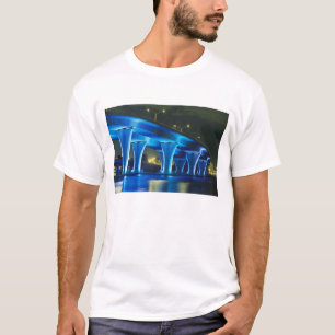 Camiseta Puente nocturno en el Puerto de Miami, Florida