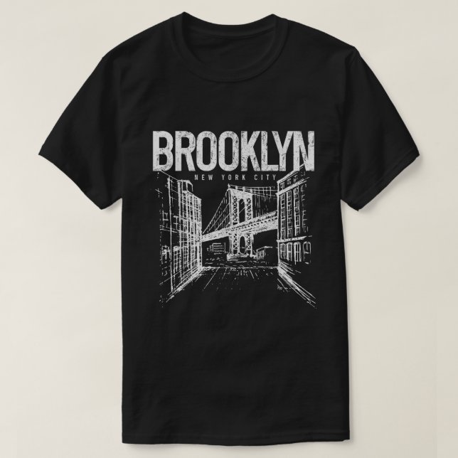 Camiseta Puente NYC New York City NY Brooklyn (Diseño del anverso)