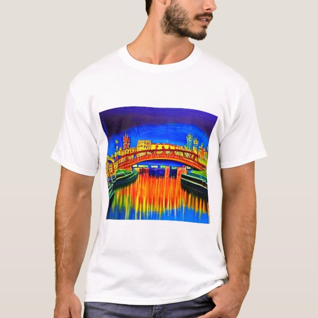 Camiseta Puente reflejado 4 (Anverso)