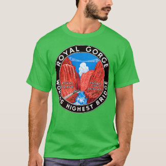 Camiseta Puente Royal Gorge de los años 1930 TShirt