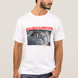 Camiseta Puente sobre aguas turbulentas