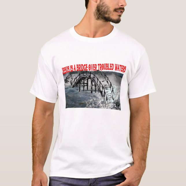 Camiseta Puente sobre aguas turbulentas
