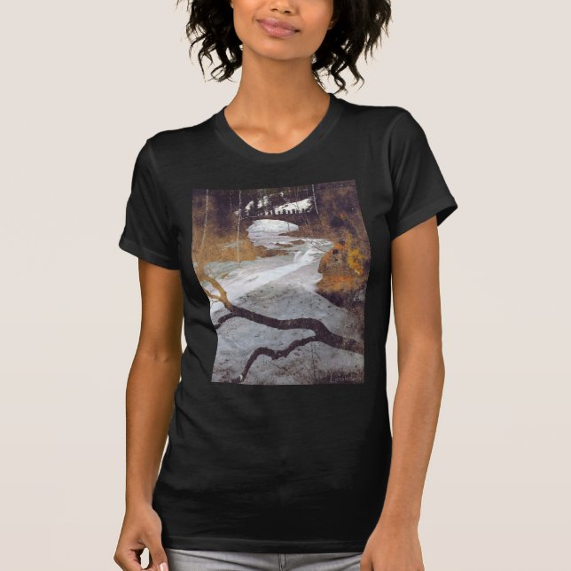 Camiseta Puente sobre una transmisión congelada por Alexand (Anverso)