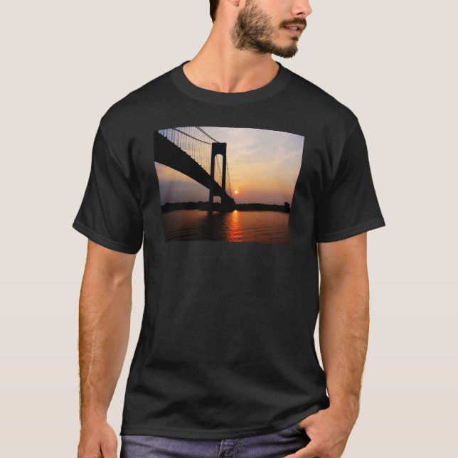 Camiseta Puente Verrazano al amanecer (Anverso)