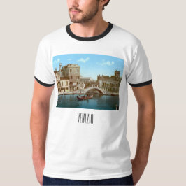 Camiseta Puente y canal en Venecia (1900)