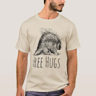 Camiseta Puercoespín de abrazos gratis divertidos y diverti