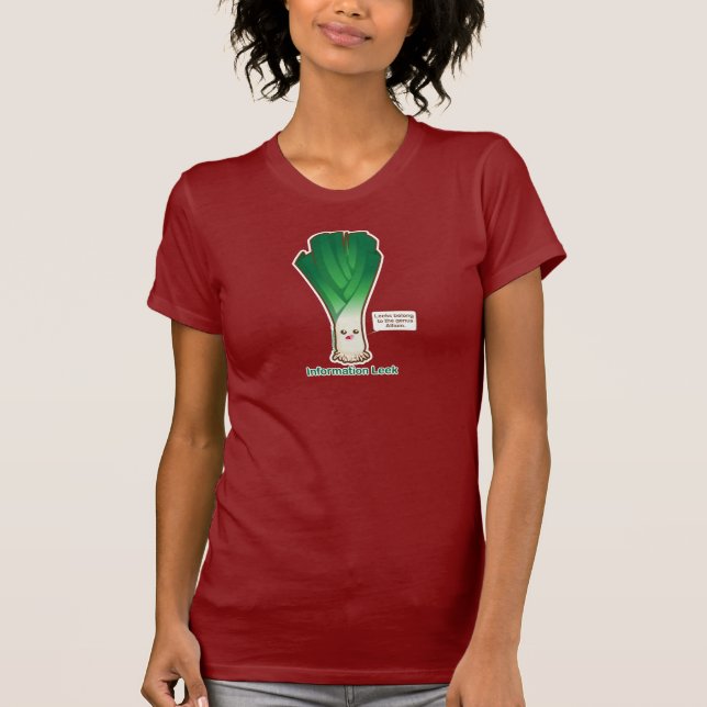 Camiseta Puerro de la información (Anverso)