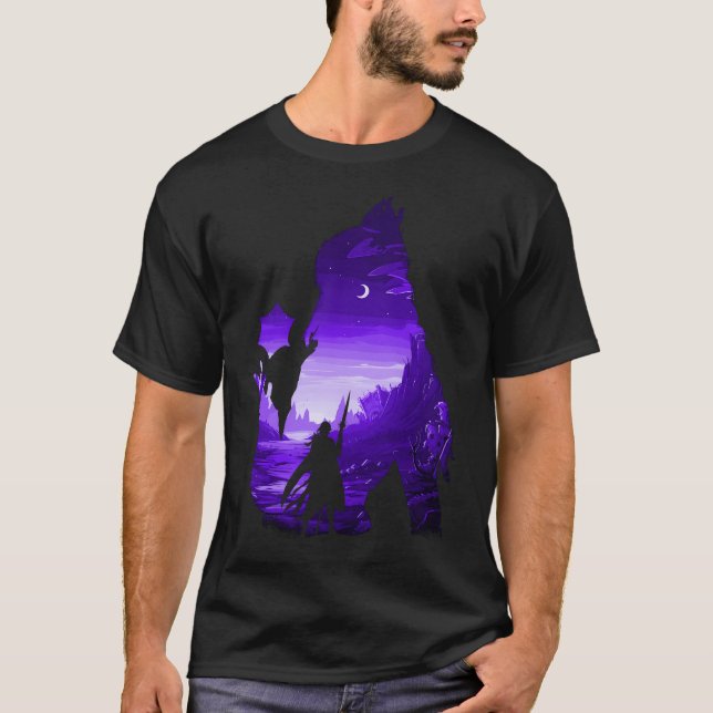 Camiseta Puerta 3 de Baldurs - Ilusión Negativa de Shadowhe (Anverso)