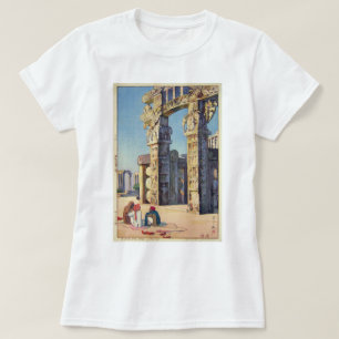 Camiseta Puerta al Stupa de Sanchi, Hiroshi Yoshida