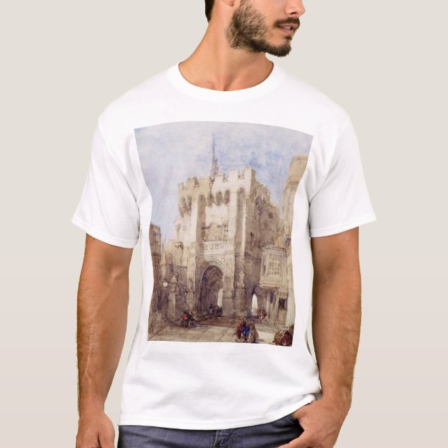 Camiseta Puerta Bargate en la ciudad de Southampton (Anverso)