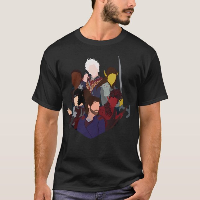 Camiseta Puerta De Baldur 3 - Dd (Anverso)