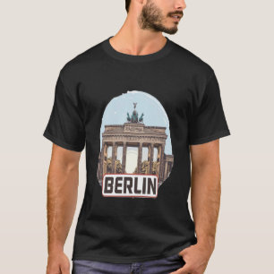 Camiseta Puerta de Brandeburgo de Berlín Arte de viaje vint