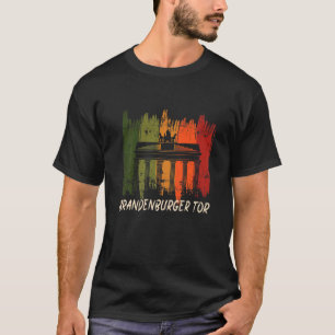 Camiseta Puerta De Brandeburgo Retro Berlín Alemania Parado