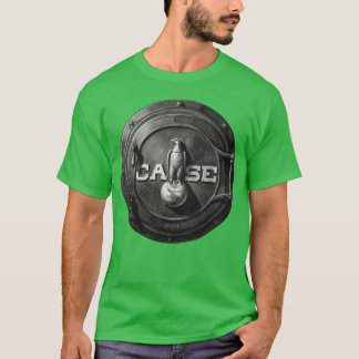 Camiseta Puerta de caja de humo del tractor de vapor CASE