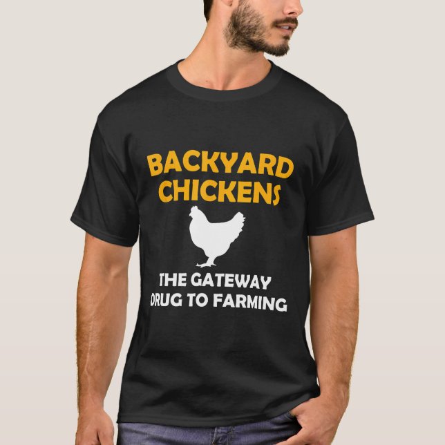 Camiseta Puerta de entrada de pollo pollo (Anverso)