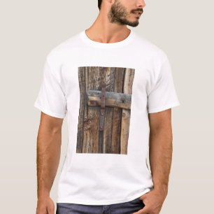 Camiseta Puerta de madera primer plano, California