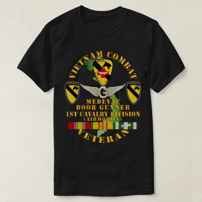 Camiseta Puerta de Medevac de Veteranos de Guerra de Vietna (Diseño del anverso)