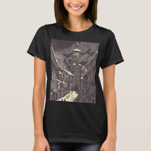 Camiseta Puerta de Miguel en Torre Medieval de Bratislava