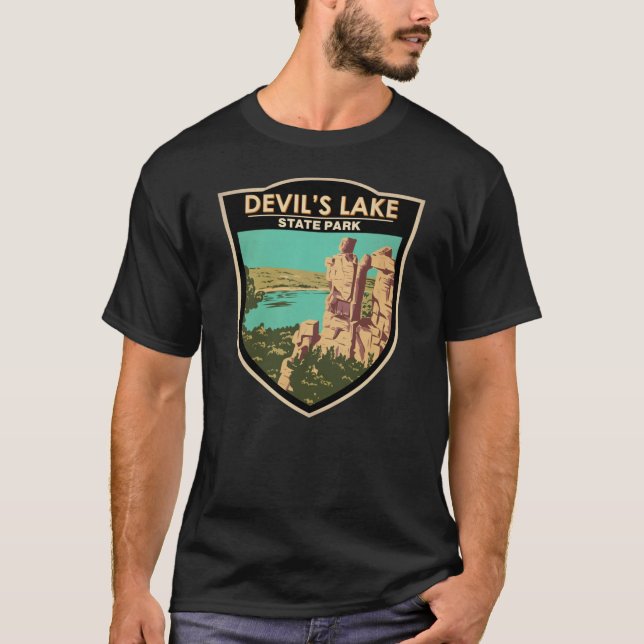 Camiseta Puerta del Devil's Lake State Park Wisconsin Devil (Anverso)