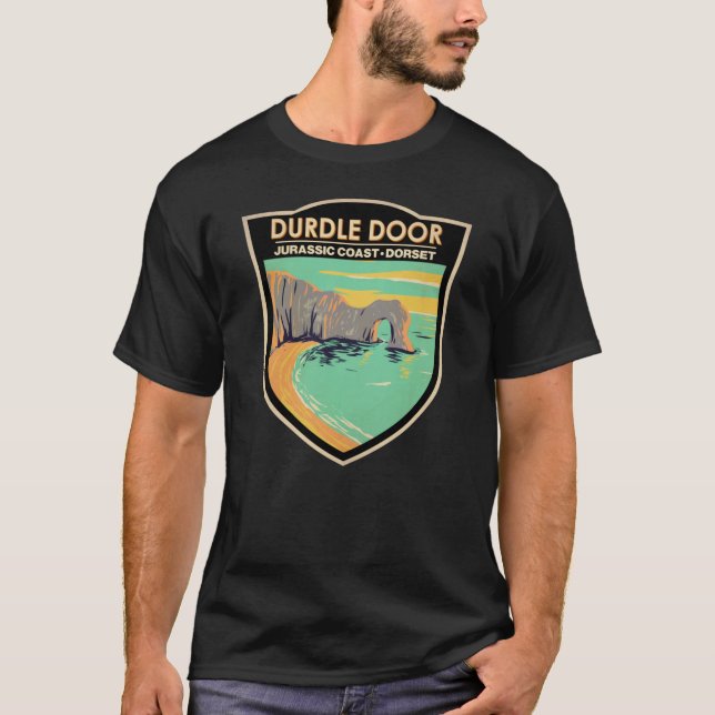 Camiseta Puerta Durdle En La Costa Jurásica En Dorset Engla (Anverso)