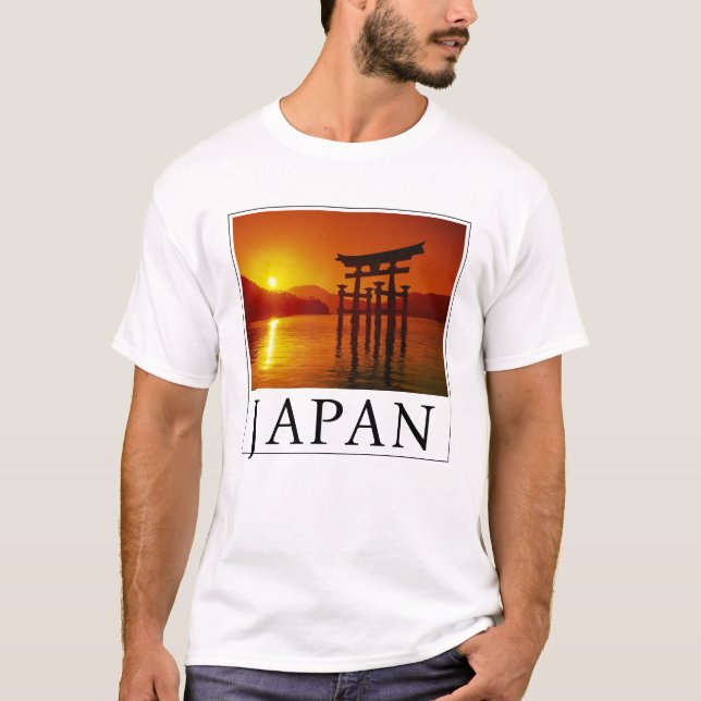 Camiseta Puerta O-Torii, santuario de Itsukushima | Miyajim (Anverso)