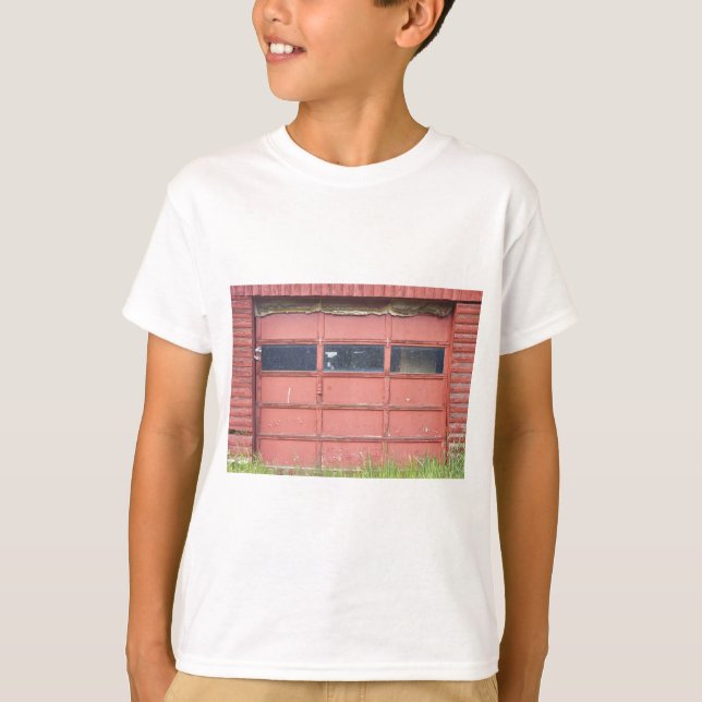 Camiseta Puerta roja del garaje (Anverso)