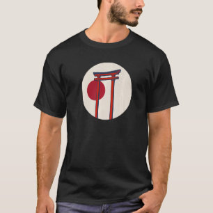 Camiseta Puerta Torii Japonesa de Sol Nacida Puerta Japones