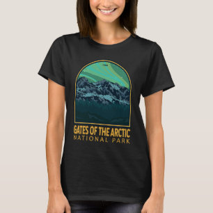 Camiseta Puertas del Parque Nacional Ártico Emblema de la V