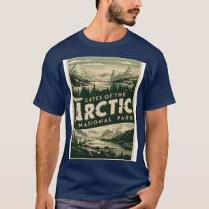 Camiseta Puertas Del Parque Nacional Ártico Vintage TShirt