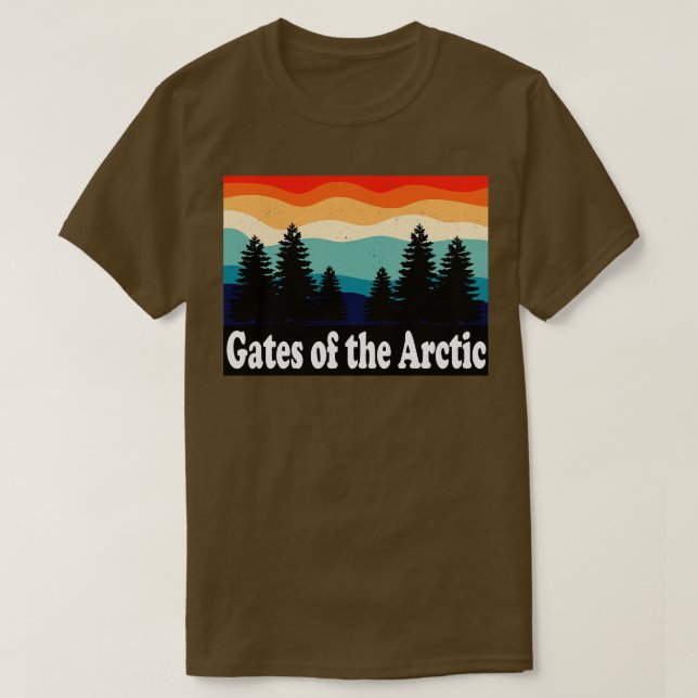 Camiseta Puertas del Parque Nacional del Ártico y Preservar (Diseño del anverso)