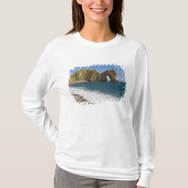 Camiseta Puertas Durdle, Lulworth Cove, Costa Jurásica, (Anverso)