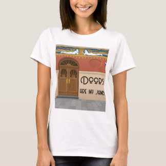 Camiseta Puertas Son Mi Jamba | Arte Nouveau de Bloque de C