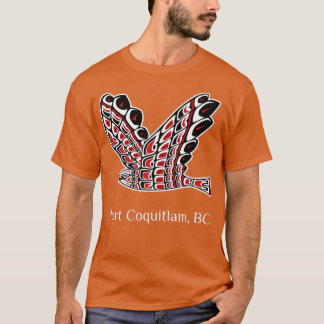 Camiseta Puerto Coquitlam Pájaro nativo Hawk de Prey A