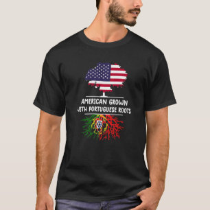 Camiseta Puerto de Bandera de Portugal cultivado en Estados