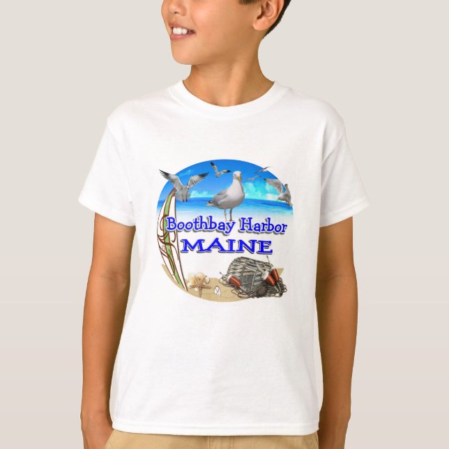 Camiseta Puerto de Boothbay (Anverso)