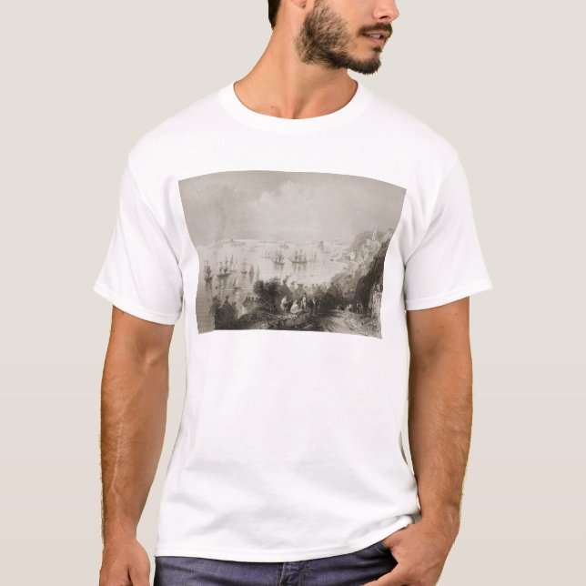 Camiseta Puerto de Cobh, corcho, Irlanda (Anverso)