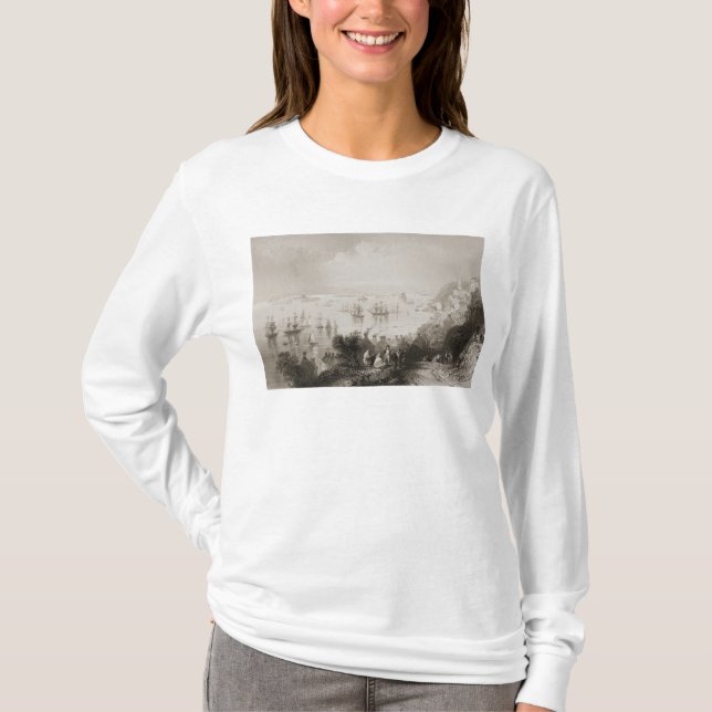 Camiseta Puerto de Cobh, corcho, Irlanda (Anverso)