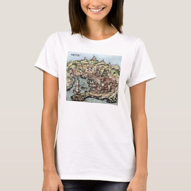 Camiseta Puerto de Génova en el color, 1493 (Anverso)
