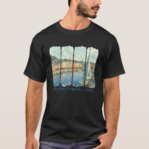 Camiseta Puerto de Honfleur Francia Viajero Amante de la Na