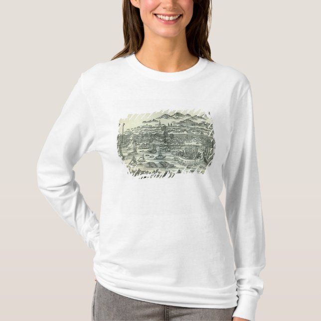 Camiseta Puerto de la ciudad del cantón (Anverso)