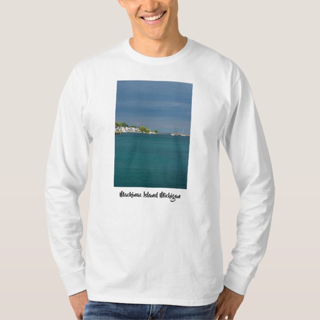 Camiseta Puerto de la Isla Mackinac (Anverso)