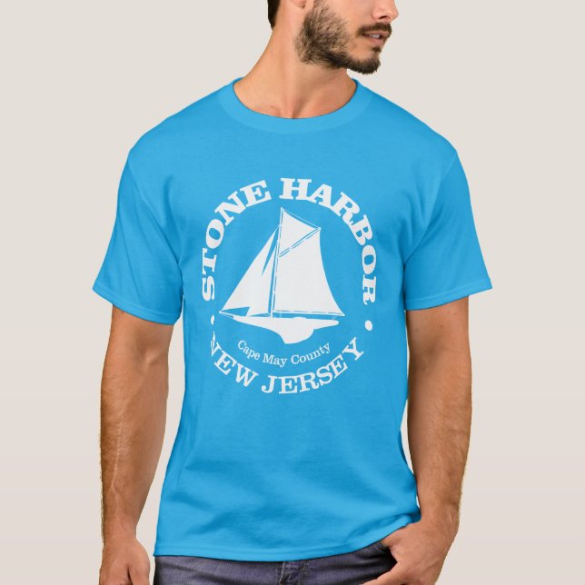 Camiseta Puerto de Piedra (sloop) (Anverso)