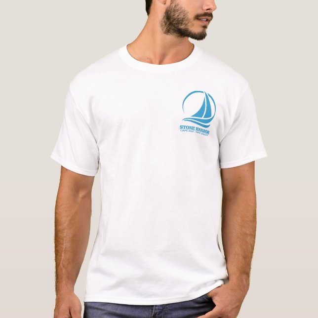 Camiseta Puerto de Piedra (sloop) (Anverso)