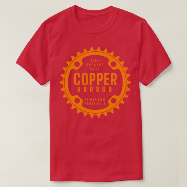 Camiseta Puerto de Ride Copper (Diseño del anverso)