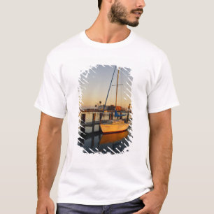 Camiseta puerto de Rockport, Texas al atardecer