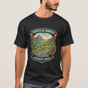 Camiseta Puerto de Somiedo Picos de Europa Carretera