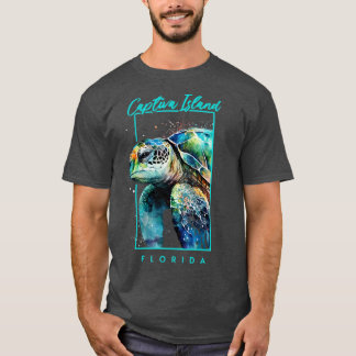 Camiseta Puerto de tortuga marina de Captiva Island Florida